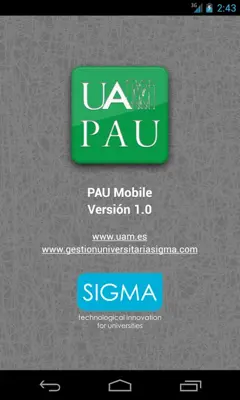 UAM PAU android App screenshot 0